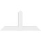 Ekena Millwork Portland Architectural Grade PVC Gable Bracket, 60"W x 30"H x 6"D x 6"F, 12/12 Pitch GBP060X30X0606POR00 - alternate 5